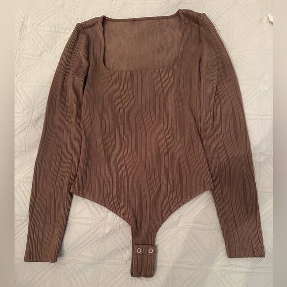 Brown body suit, size small - Picture 1 of 2